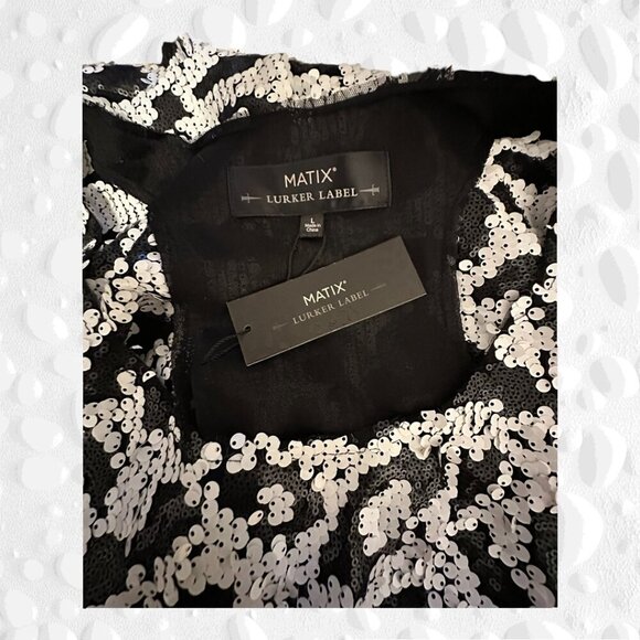 MATIX LURKER LABEL Whiskey Nights Sequin Dress NWT - Picture 5 of 7